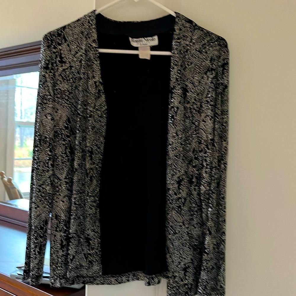 Ronnie Nicole petite glittery light weight cardigan